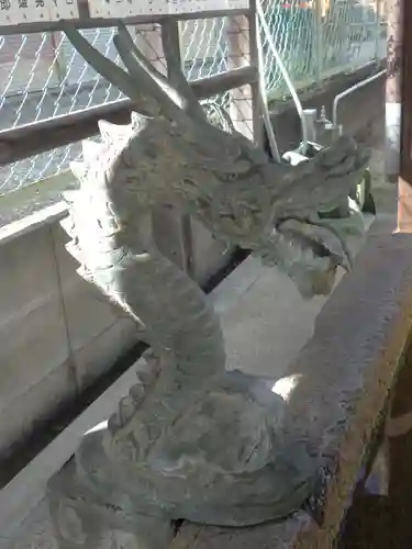 朝日神明社の手水舎