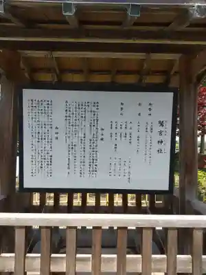 鷲宮神社の歴史
