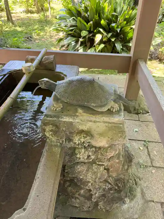 江島神社の手水舎