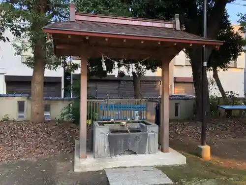 下総府中六所神社の手水舎