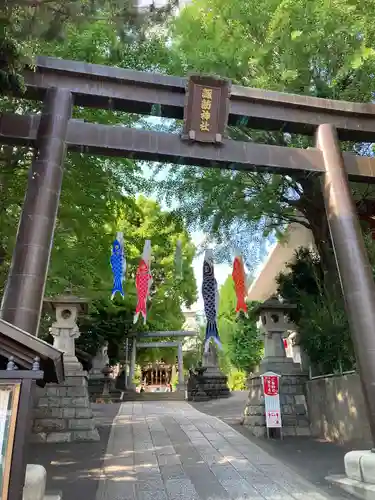 諏訪神社の鳥居