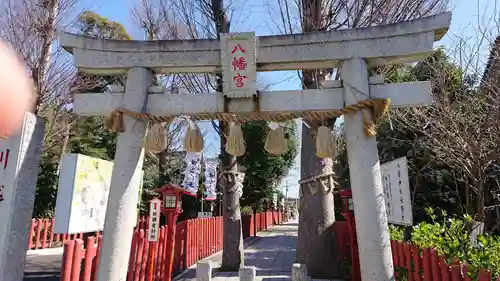 川越八幡宮の鳥居