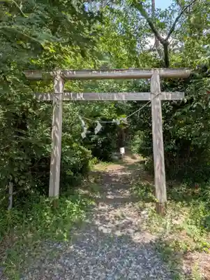 咳嗽神社の鳥居