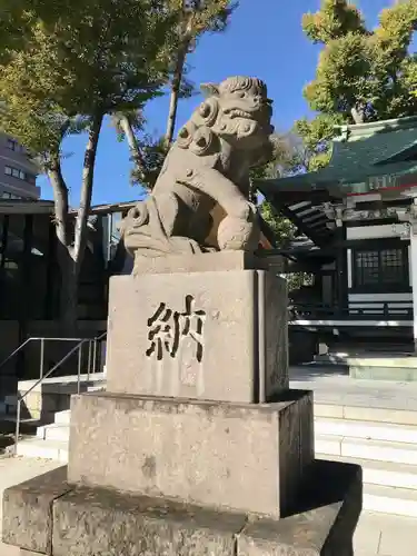 亀有香取神社の狛犬