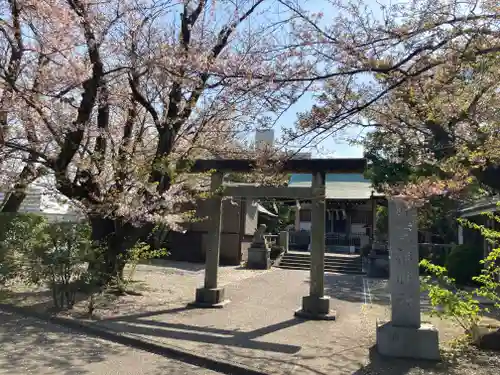 野庭神明社の鳥居