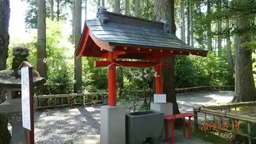 國吉神社の手水舎