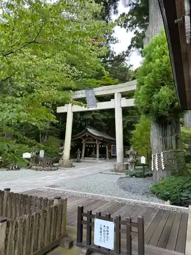 富士山東口本宮 冨士浅間神社の鳥居