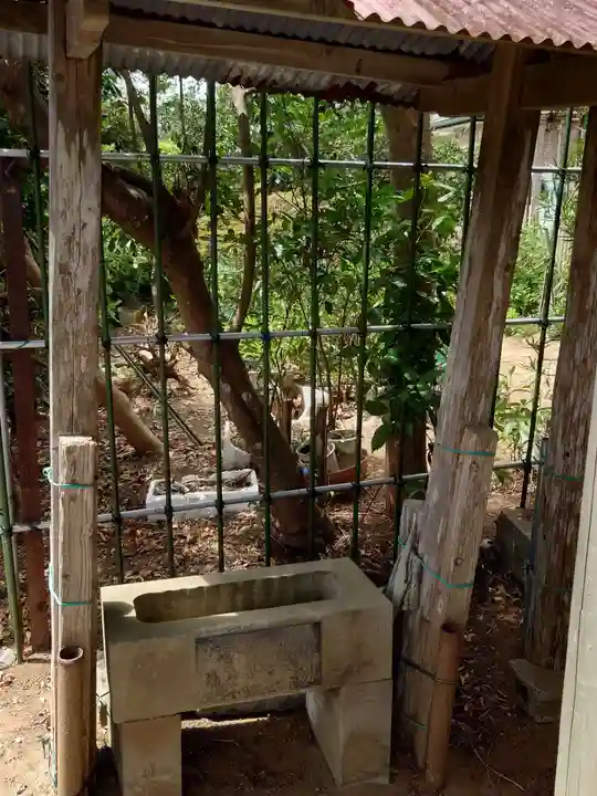 松澤 熊野神社の手水舎