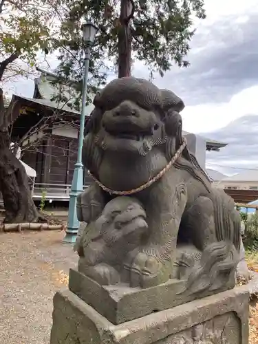 篠原八幡神社の狛犬