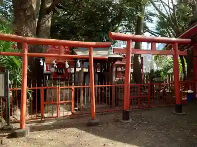 笠䅣稲荷神社の鳥居