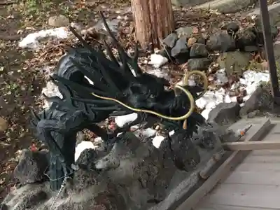 虻田神社の手水舎