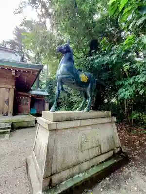 高岡市護国神社の像