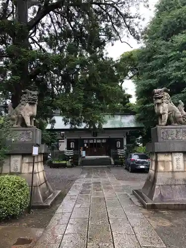 下神明天祖神社の狛犬