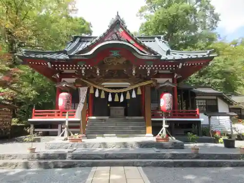 山中諏訪神社の本殿