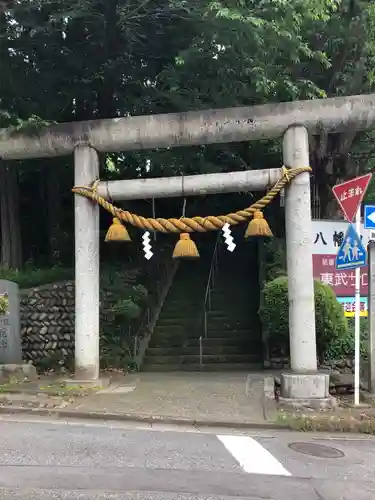 狭山八幡神社の鳥居