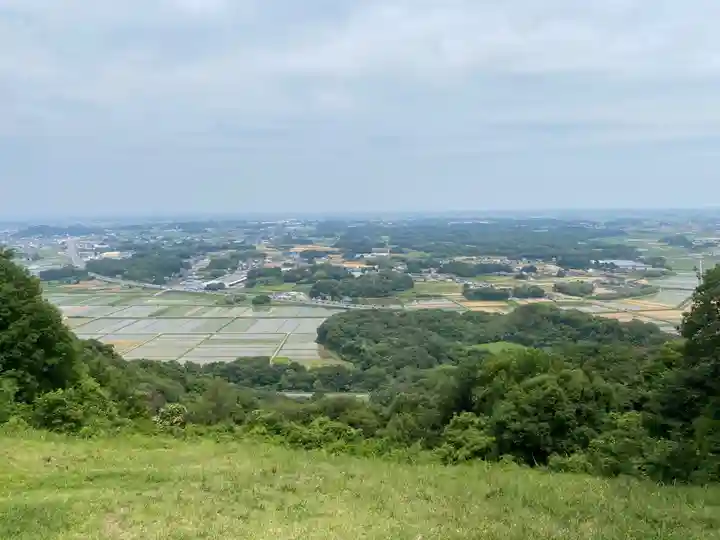 三毳神社(奥宮)の景色