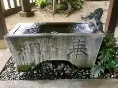 柏諏訪神社の手水
