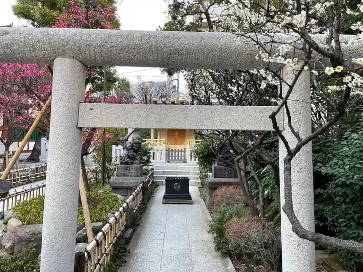蒲田八幡神社の鳥居