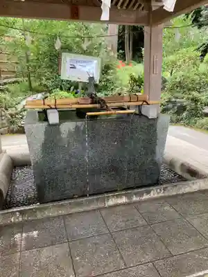 高麗神社の手水舎