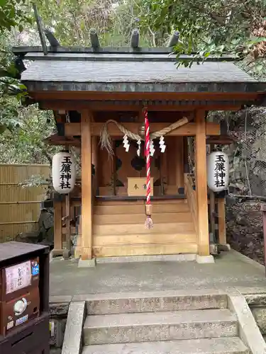 玉簾神社の本殿・本堂
