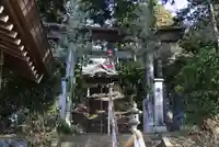 西八朔杉山神社の鳥居