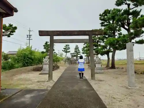 田代神社の鳥居