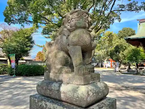 篠山神社の狛犬