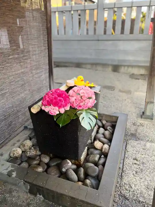 上尾御嶽神社の手水舎