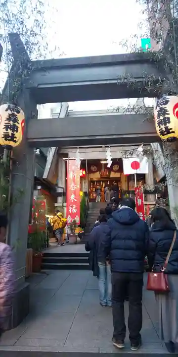 烏森神社の鳥居