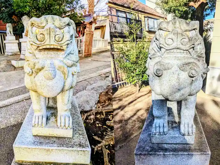 滝野川八幡神社の狛犬