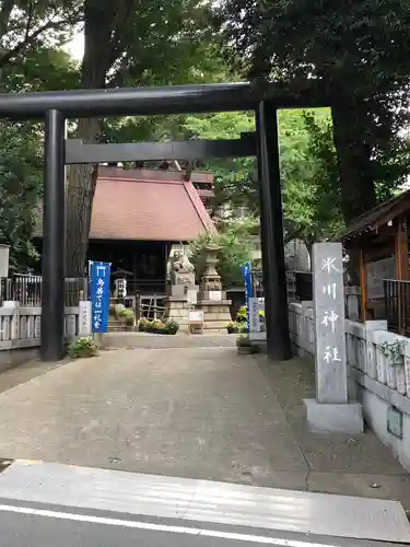 高円寺氷川神社の鳥居