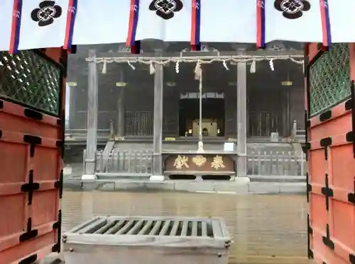 高良大社の本殿・本堂