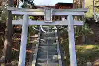 阿久津「田村神社」(郡山市阿久津町)旧社名:伊豆箱根三嶋三社の鳥居