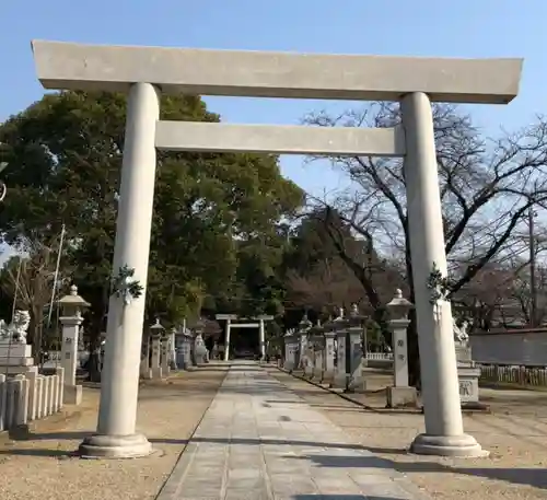 味美白山神社の鳥居