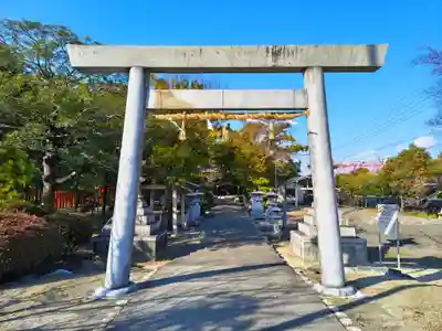 伊曽島神社の鳥居