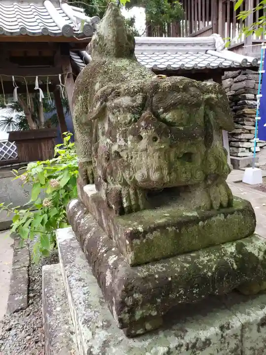 福島八幡宮の狛犬