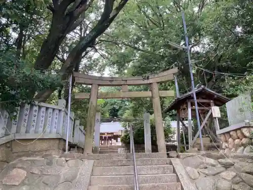 上ヶ原八幡神社の鳥居