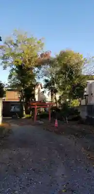 古新田の祠の鳥居