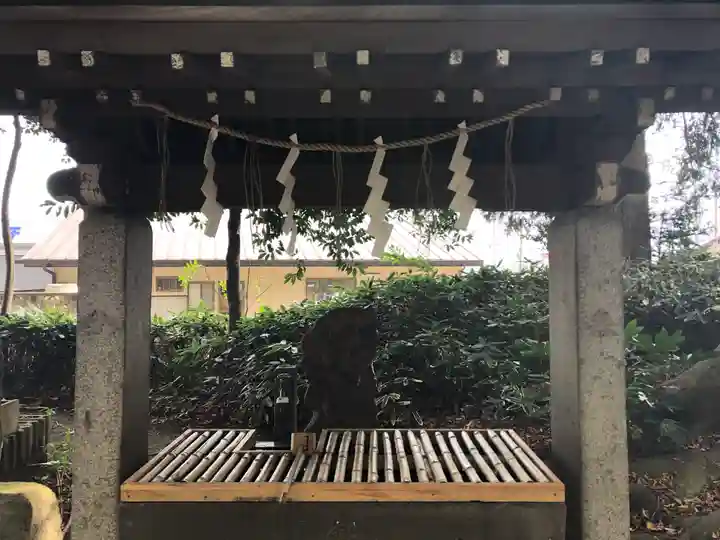 沓掛香取神社の手水舎