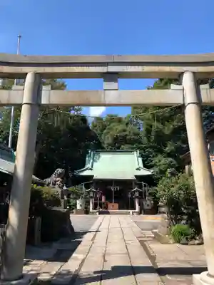 高円寺天祖神社の鳥居