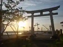 川口神社の鳥居