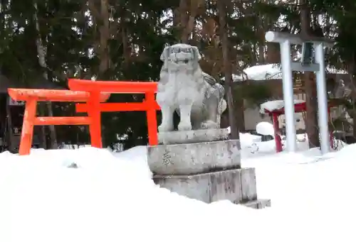 名寄神社の狛犬