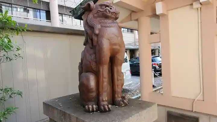 坐摩神社の狛犬