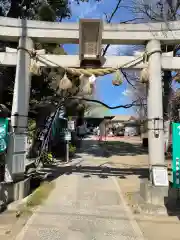 江北氷川神社の鳥居