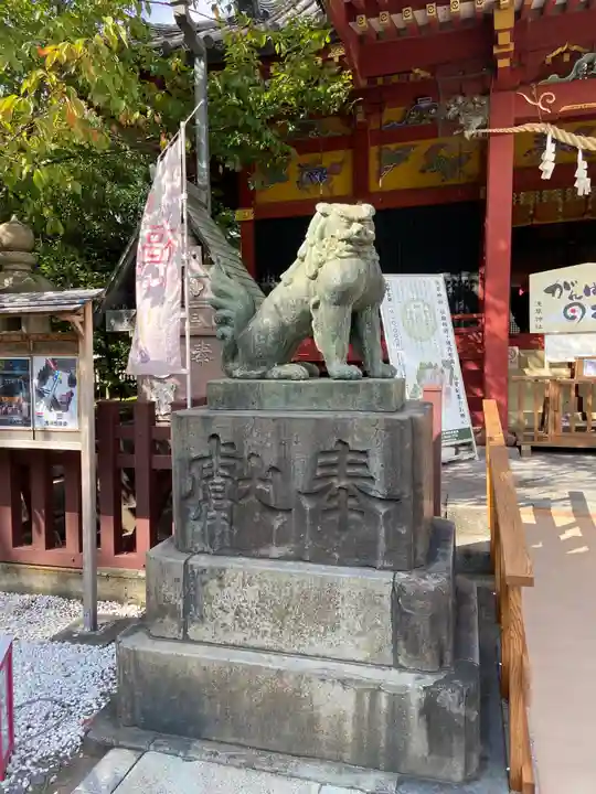 浅草神社の狛犬