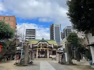 綱敷天神社の本殿・本堂