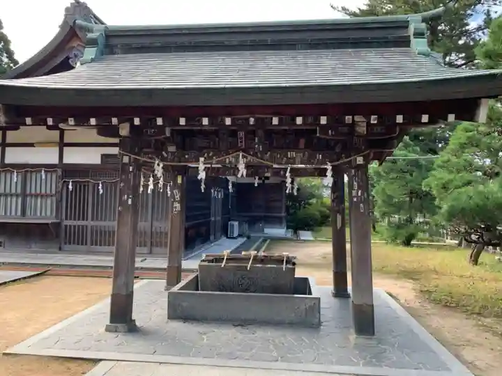 松陰神社の手水舎