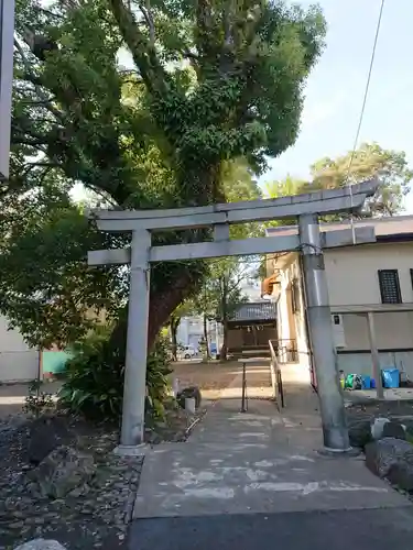 千勝浅間神社の鳥居