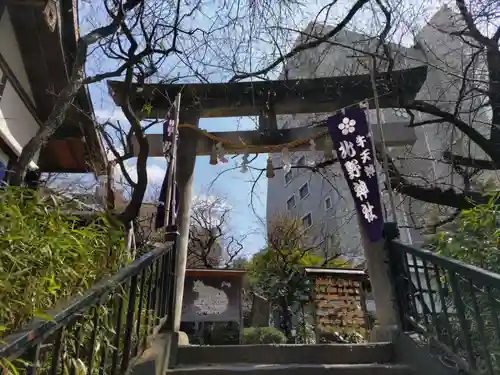 牛天神北野神社の鳥居