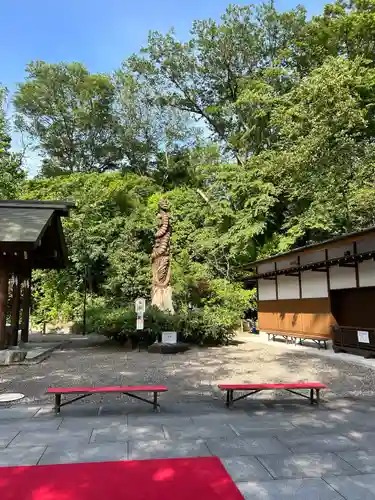 櫻木神社の像